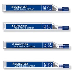 Mine de rechange STAEDTLER Mars micro carbon - 0,7 mm - 2B - Lot de 4 étuis de 12 mines