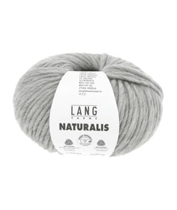 Pelote de laine Mérinos à tricoter Naturalis - Lang Yarns 03 gris perle