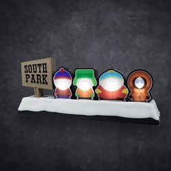 SOUTH PARK - 4 Perosnnages - Lampe Décorative - 29cm