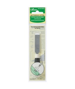 Cutter pour Boutonnières - Clover – Ouvrez vos Boutonnières avec Précision et Facilité ! Blanc