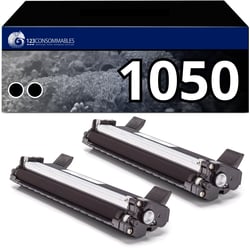 TN1050 - Pack 2 toners Brother TN-1050 compatible HL-1110 DCP-1612W MFC-1910W HL-1210W - 123CONSOMMABLES