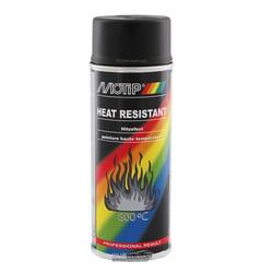 Spray de peinture haute température - noir - Motip