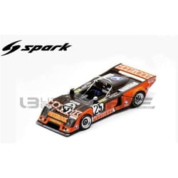 Voiture Miniature de Collection - SPARK 1/43 - CHEVRON B36 - Le Mans 1977 - Orange / Black