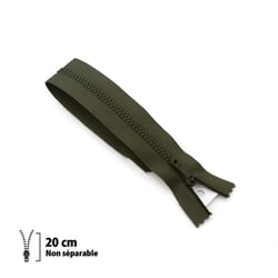 Fermeture éclair pantalon Z13 - Non séparable métallique 4mm - 20 cm