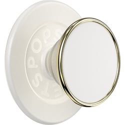 PopSockets Support Pop Grip pour iPhone Magnétique Stand Rétractable et Ultraléger Blanc