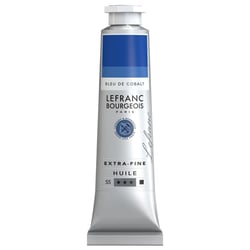Peinture à l'huile - Extra-fine - Bleu de cobalt - 030 - Lefranc Bourgeois - 40ml