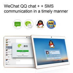 Tablette 10 Pouces 4G Android 7.0 Wifi Quad Core 1.3 Ghz Dual Sim 2Gb+16GB Or YONIS