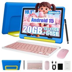 Tablette enfant KOTSREN Android 15 - Réf AACFQ84528 - Bleu - 10.1 pouces