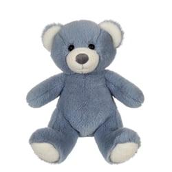 Peluche - Peluche Ours Trendy bleu jeans, l'ours à câliner, 24 cm