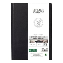 Carnet à dessin - A5 - 80 pages - Papier 110g - Blanc - Lefranc Bourgeois