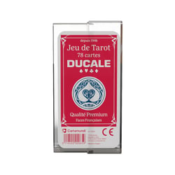 Ducale – Jeu de tarot – Boite en plastique - Cartamundi - Rouge