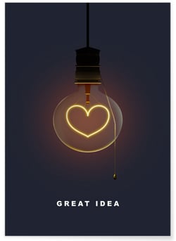 Poster Great Idea | A3 : 29,7x42cm