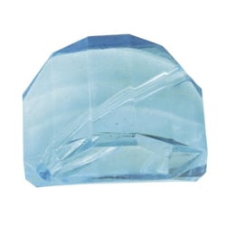 Rayher - Perle acrylique Bleu lagon Carré facetté 1 pièc.