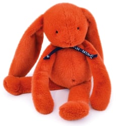 Peluche Lapin Méloé potiron 37 cm