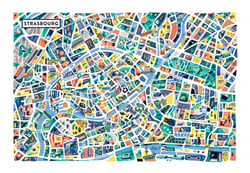 Puzzle 1000 pièces - Strasbourg - Grafika