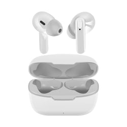 Akashi Écouteurs intra-auriculaires Bluetooth Boitier charge Autonomie 3H Blanc