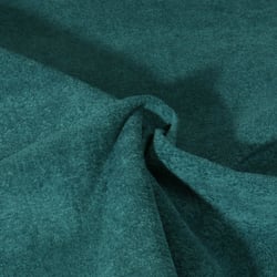 Tissu Velours d'ameublement texturé Genova Bleu canard