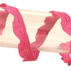 Bobine 25m galon festonné 10mm Rose Fuchsia