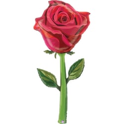Ballon Aluminium Hélium Géant - Rose Satinée