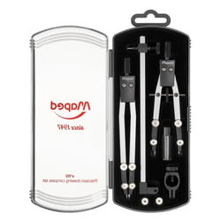 Compas technique - Dessin technique précision - Métal - Coffret 2 compas - Maped