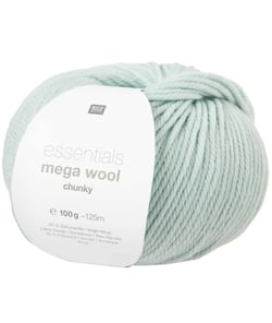 Laine à tricoter Essentials Mega Wool Chunky - Rico Design 10 Vert Menthe