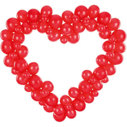 Arche de Ballon Coeur Rouge   160 cm