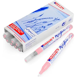 Lot de 10 marqueurs peinture acrylique pointe fine 1-2 mm - EDDING - Mauve