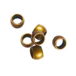 MégaCréa DIY - Perles à écraser rondes 2 mm Doré 150 pièces