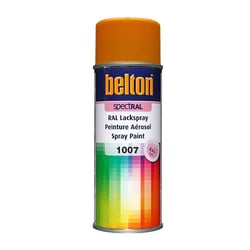 Spray de peinture Belton Spectral RAL 1007 jaune narcisse 400ml