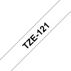 Brother - Cartouche ruban Etiqueteuse 9mm Noir et transparent TZe-121