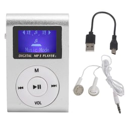Lecteur MP3 Rose Compact Avec Écouteurs Et Écran Haute Qualité Gris YONIS
