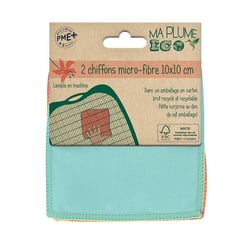 2 Chiffons Microfibre 10X10 Cm - Ulmann