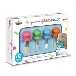 Mes premiers pinceaux – 4 pcs - Crealign - Bleu