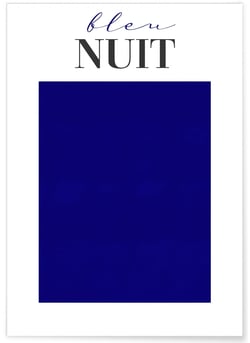 Affiche Bleu Nuit | A3 : 29,7x42cm