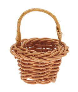 Panier avec anse miniature - Monde des lutins' 4.5x6 cm - Rico Design Bois