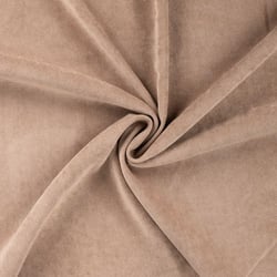 Tissu Velours tissé uni Beige
