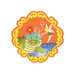 Ecusson thermocollant conte de fée peter pan 5.5x5.5cm