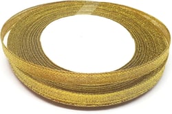 22 Mètres de Ruban Organza Doré largeur 6 mm - creation bijoux perles scrapbooking
