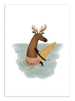 Affiche 50 x 70 cm -  Monty Surf - Urchin Bay
