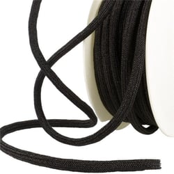 Bobine 20m Cordon métallique 7mm noir