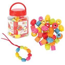 Set de 45 perles en bois - Goki