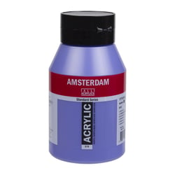 Peinture acrylique 1000ml - Amsterdam Standard Series - Outremer Violet Clair 519 - Opaque