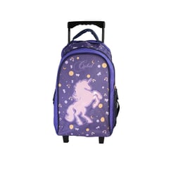 Sac à dos scolaire à roulettes - Cybel Licorne - Violet - Fille, 2 compartiments