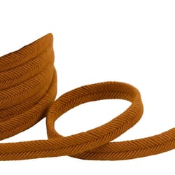 Bobine 20m double cordon fils 10mm marron  cuivre