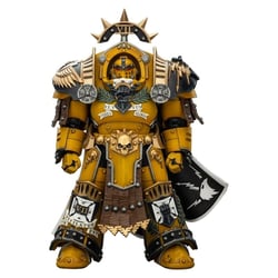 Warhammer Imperial Fists - Figurine Legion Praetor in Tartaros Terminator Armour with Power Sword and Vigil Storm Shield 14 cm - Joy Toy (CN)