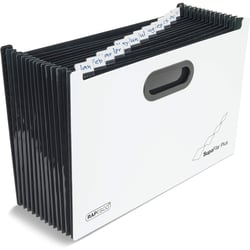 Trieur - Valise - 13 compartiments - A4+ - Noir/Blanc - Documents A4 - Rapesco