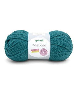 Pelote de laine à tricoter SHETLAND - 100GR - GRUNDL 18 Vert
