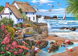 Puzzle 1000 pièces - Seaspray Cottages - HOP - House of Puzzles