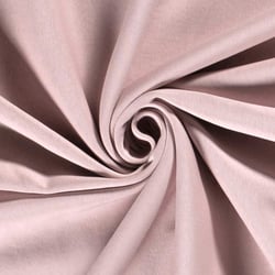 Tissu Molleton Sweat uni Rose clair