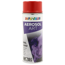 Spray de peinture - Rouge carmin - RAL 3002 - Brillant - Tous supports - Aérosol Art
